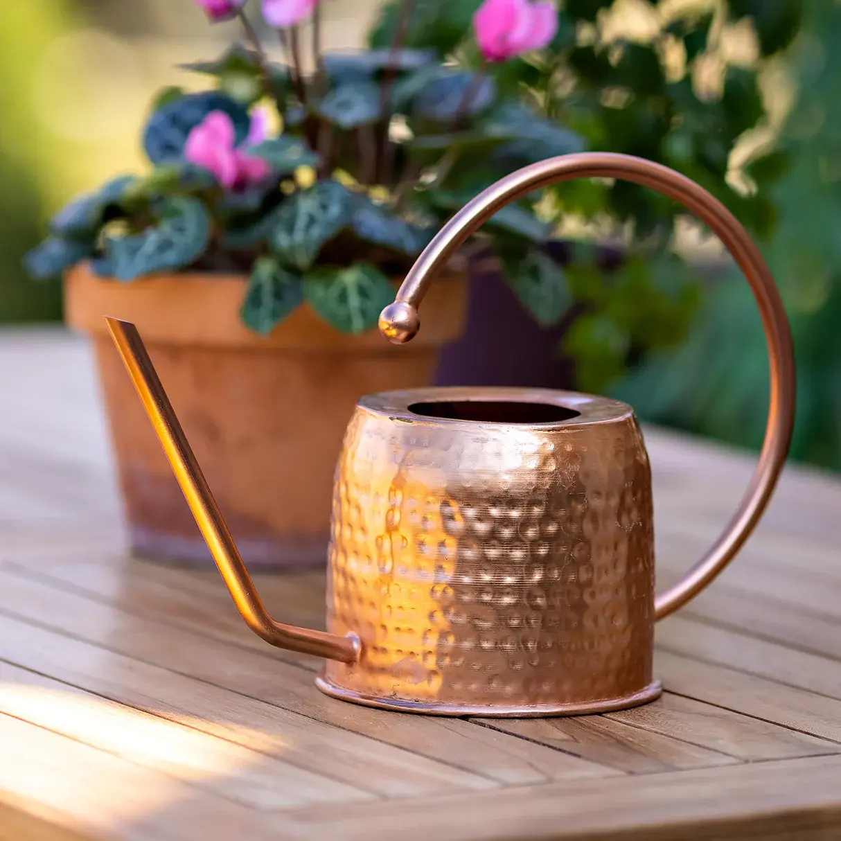 Short Copper Watering Can