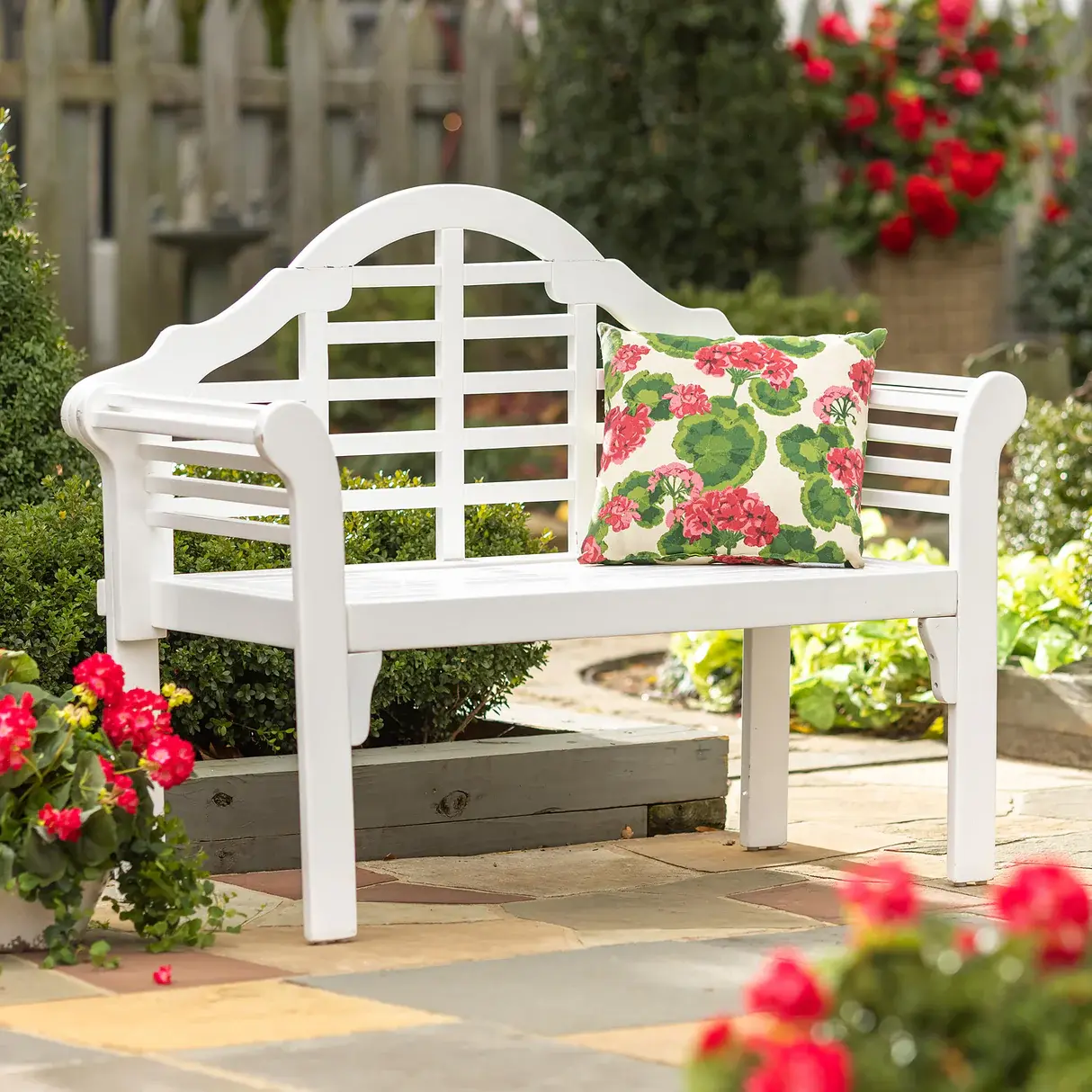 Lutyens Wood Garden Bench